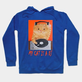 OG DJ - My cat is a DJ (Ginger) Hoodie